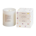 Rapeseed wax candle in glass jar - small