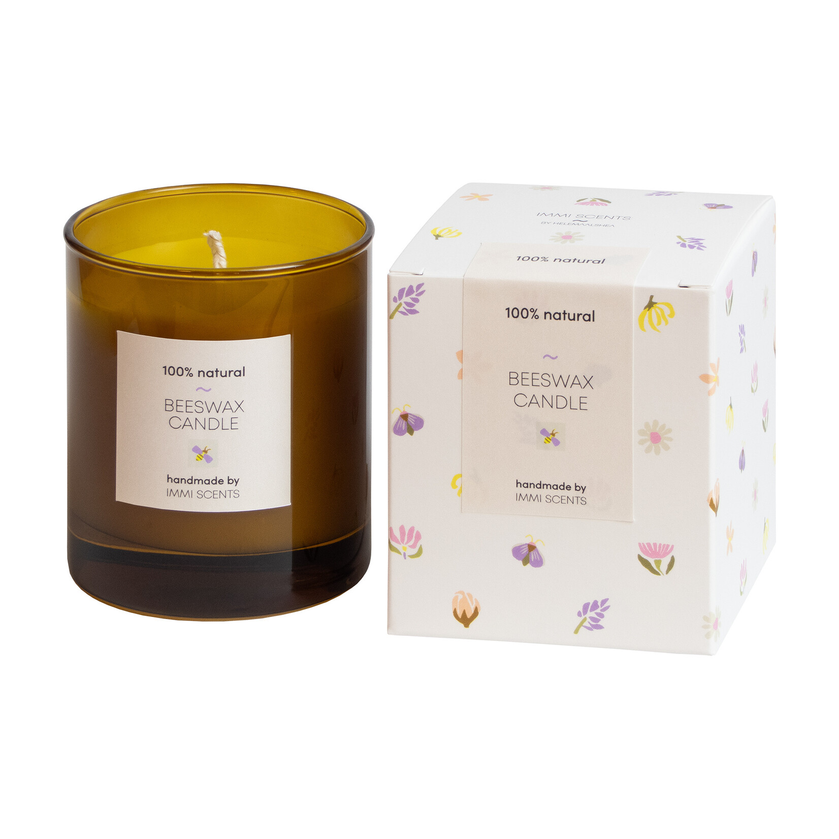 Scented candle - 100% beeswax