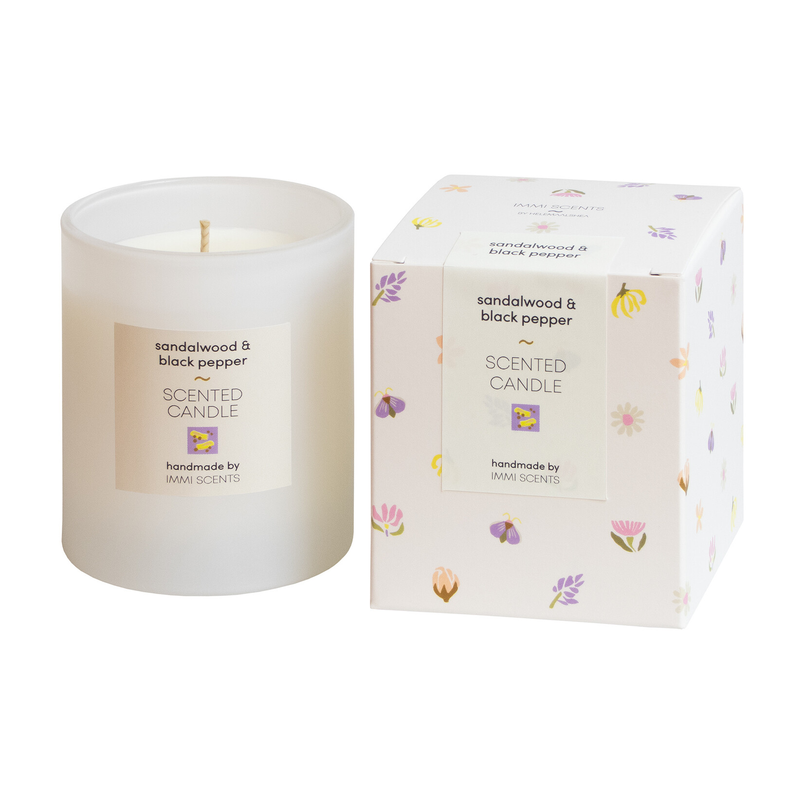 Scented candle - Sandalwood & Black Pepper - small