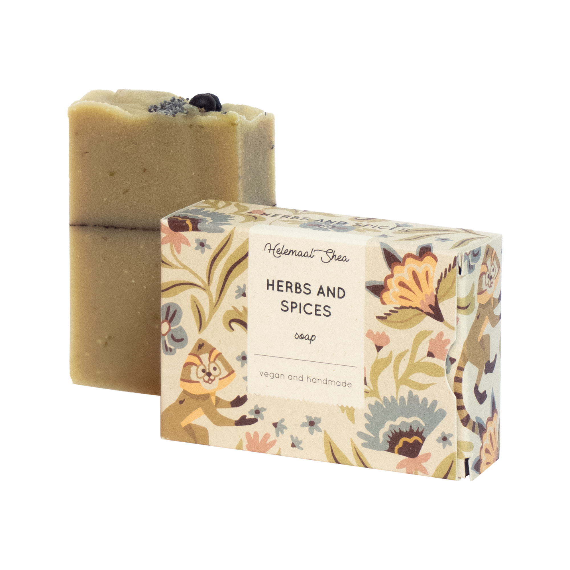 Herbs & Spices zeep | plasticvrij verpakt - HelemaalShea