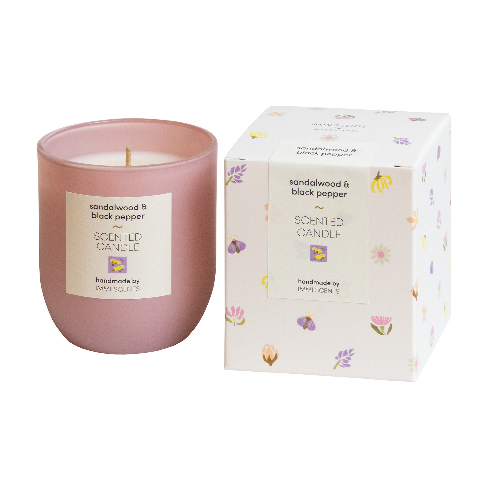 Scented candle - Sandalwood & Black Pepper - small