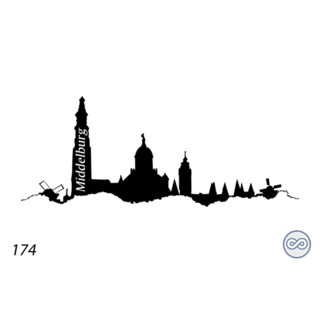 Grafsteenwinkel Afbeelding  stad Middelburg