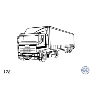 Grafsteenwinkel Afbeelding vrachtwagen