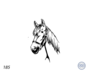 Afbeelding van een paard teugel