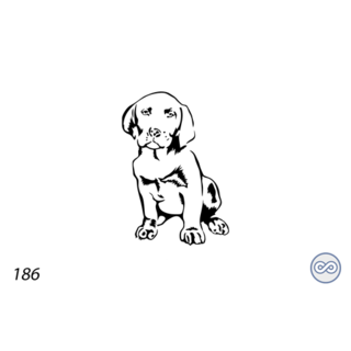 Grafsteenwinkel Afbeelding hond