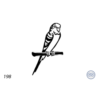 Grafsteenwinkel Afbeelding parkiet