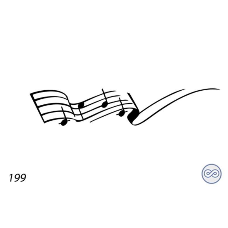 Grafsteenwinkel Afbeelding van een bladmuziek