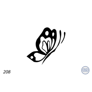 Grafsteenwinkel Afbeelding vlinder abstract