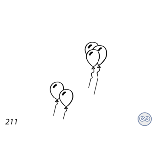 Grafsteenwinkel Afbeelding ballonnen