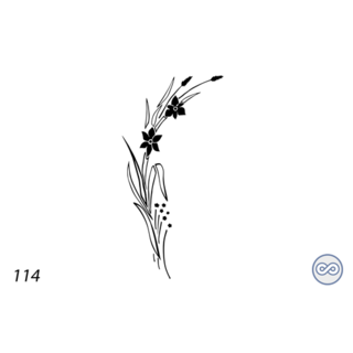 Grafsteenwinkel Afbeelding veldbloemen