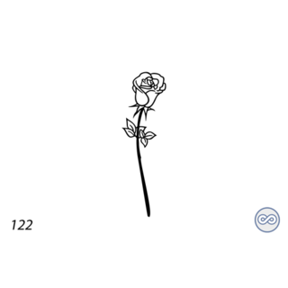 Grafsteenwinkel Afbeelding roos