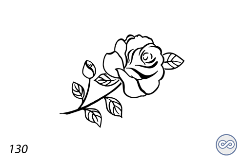 Afbeelding Van Een Roos Lijnen Op Grafsteen Grafsteenwinkel nl Grafsteenwinkel