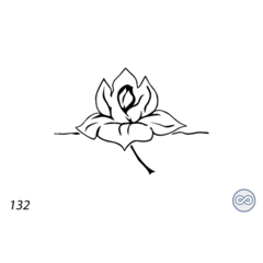 Grafsteenwinkel Afbeelding lotus voor op grafsteen
