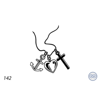 Grafsteenwinkel Afbeelding hoop, geloof en liefde