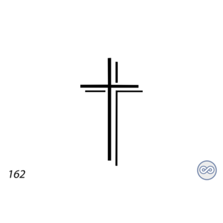 Grafsteenwinkel Afbeelding kruis dubbel