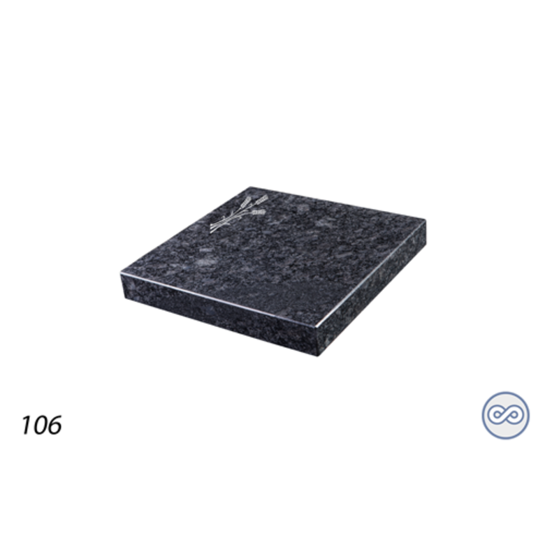 Grafsteenwinkel Afbeelding drie korenaren voor op grafsteen