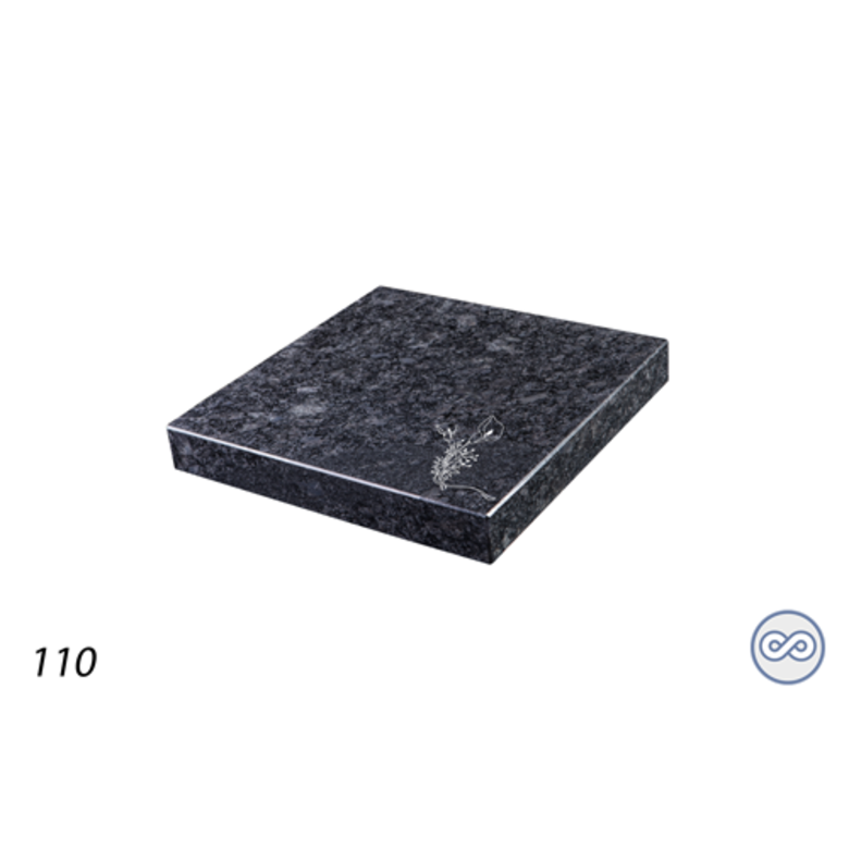 Grafsteenwinkel Afbeelding aronskelken op grafsteen