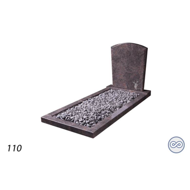 Grafsteenwinkel Afbeelding aronskelken op grafsteen