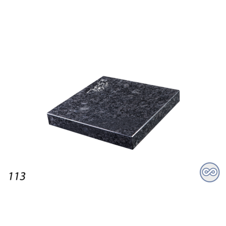 Grafsteenwinkel Afbeelding boeket met gebroken aren op grafsteen