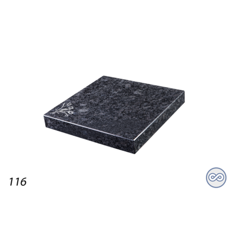 Grafsteenwinkel Afbeelding tulpen voor op grafsteen