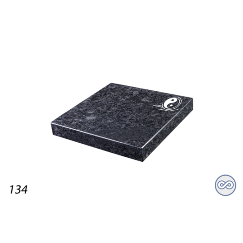 Grafsteenwinkel Afbeelding yin en yang voor op grafsteen