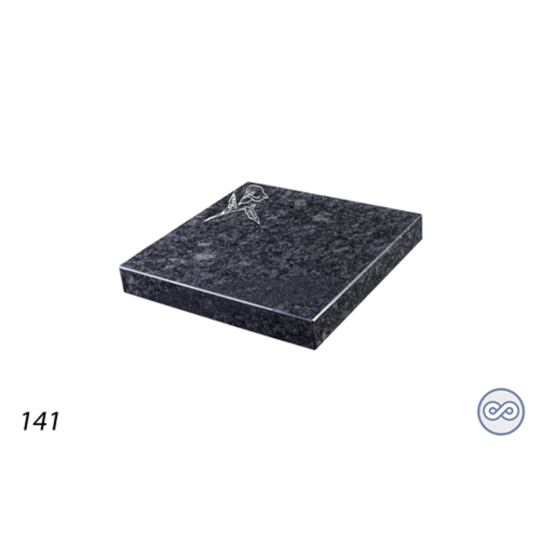 Grafsteenwinkel Afbeelding aronskelk voor op grafsteen