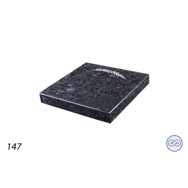 Grafsteenwinkel Afbeelding olijftak voor op grafsteen