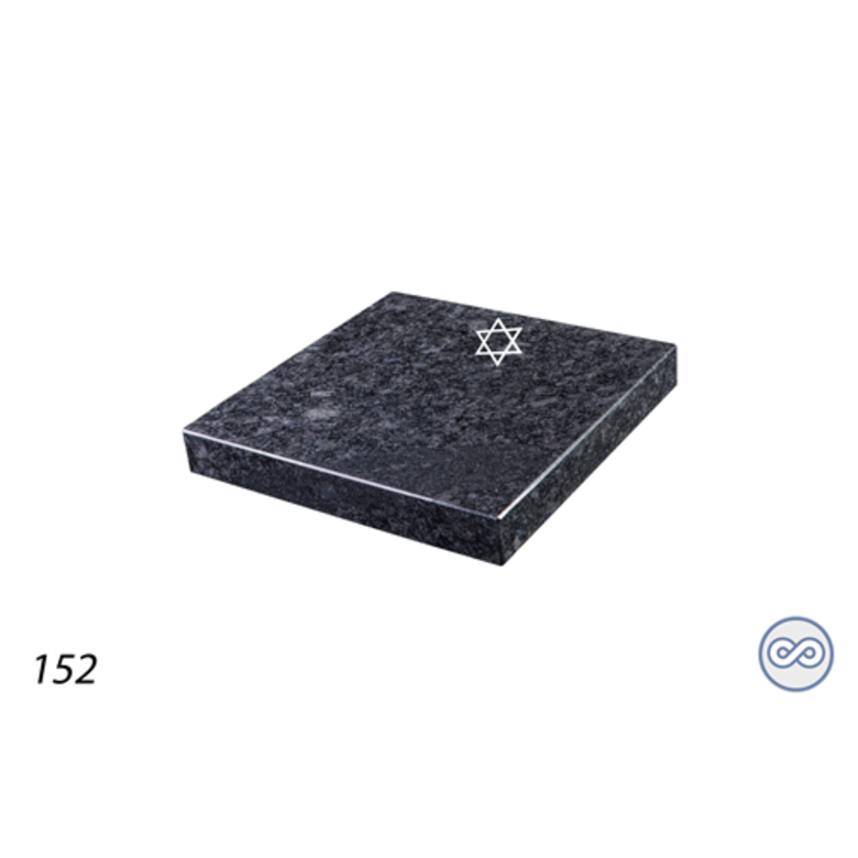 Grafsteenwinkel Afbeelding davidster voor op grafsteen