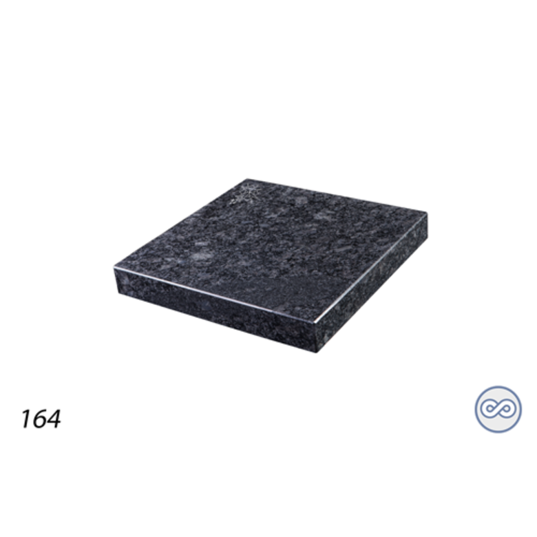 Grafsteenwinkel Afbeelding Hugenotenkruis voor op grafsteen