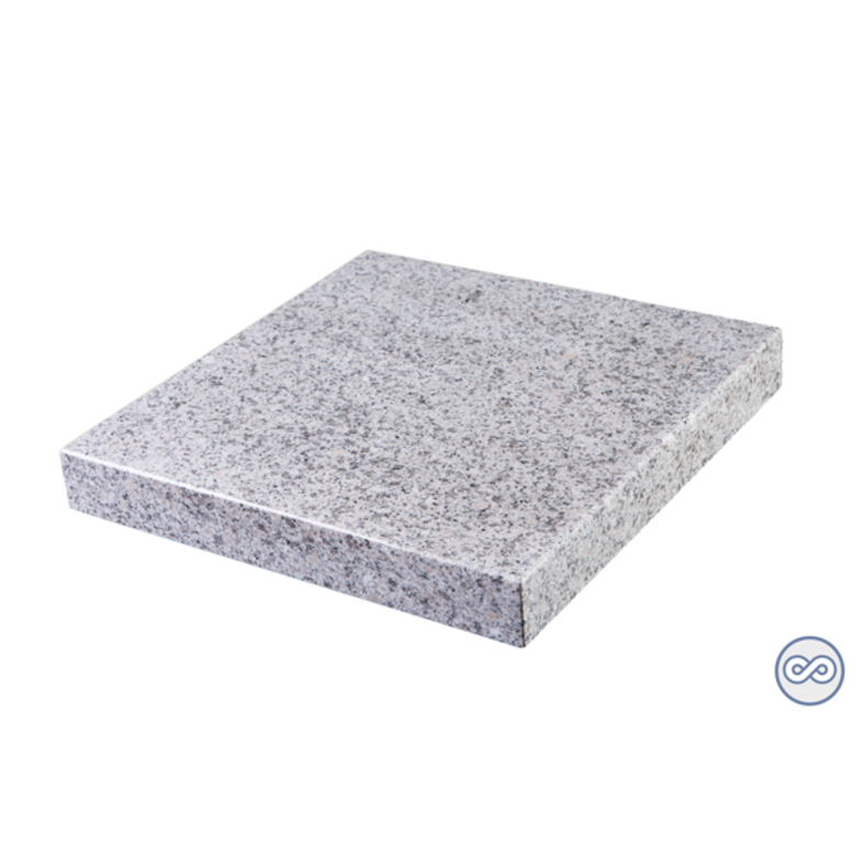 Grafsteenwinkel Liggende grafsteen, Glittery White voor een algemeen graf