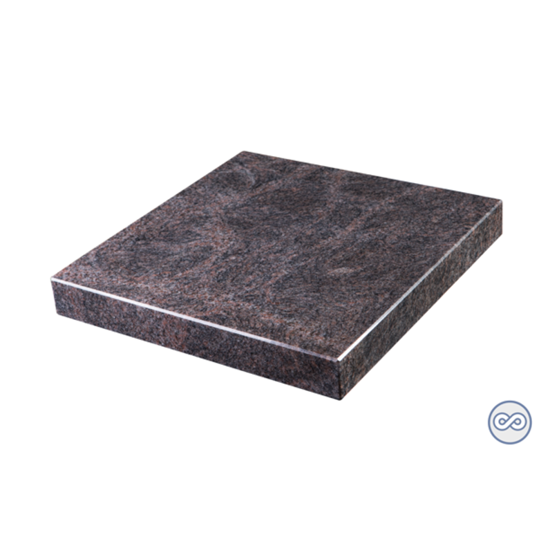 Grafsteenwinkel Liggende grafsteen 'Himalaya Blue' voor een algemeen graf