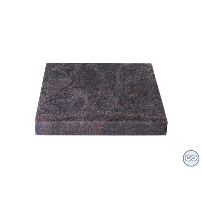 Grafsteenwinkel Liggende grafsteen 'Himalaya Blue' voor een algemeen graf