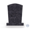 Staande grafsteen model 'Toog' letterplaat in de kleur Steel Grey