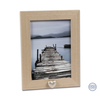 Houten fotolijst met ashartje