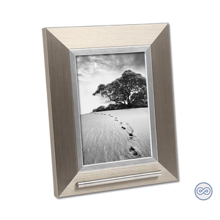 Glanzende fotolijst met asbuisje