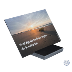 Grafdecoratie met tekst