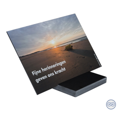 Grafdecoratie met tekst