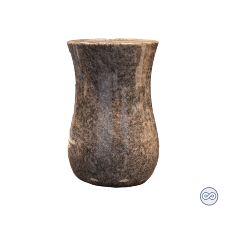 Grafvaas in de kleur Himalaya Blue