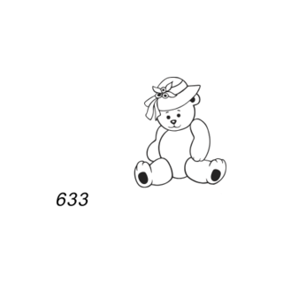 Grafsteenwinkel Afbeelding beer met hoed