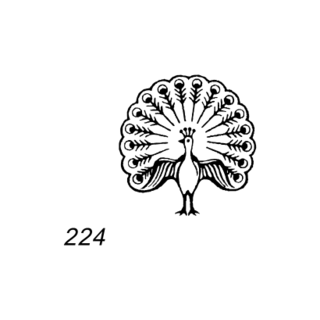Grafsteenwinkel Afbeelding pauw