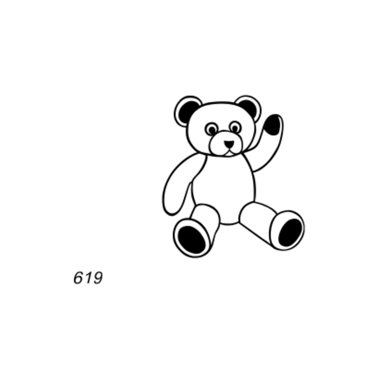 Grafsteenwinkel Afbeelding van een knuffelbeer