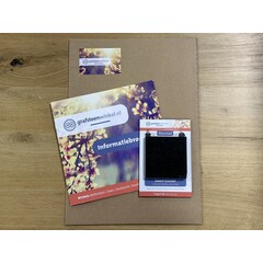 Grafsteenwinkel Kleurstaal grafstenen Zwart Graniet (Gratis)