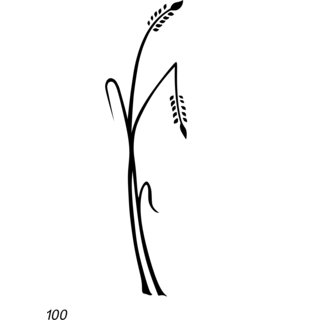 Grafsteenwinkel Korenare gebroken