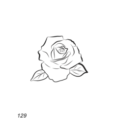 Grafsteenwinkel Afbeelding Bloem roos voor op grafsteen