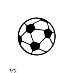 Grafsteenwinkel Afbeelding Voetbal voor op grafsteen