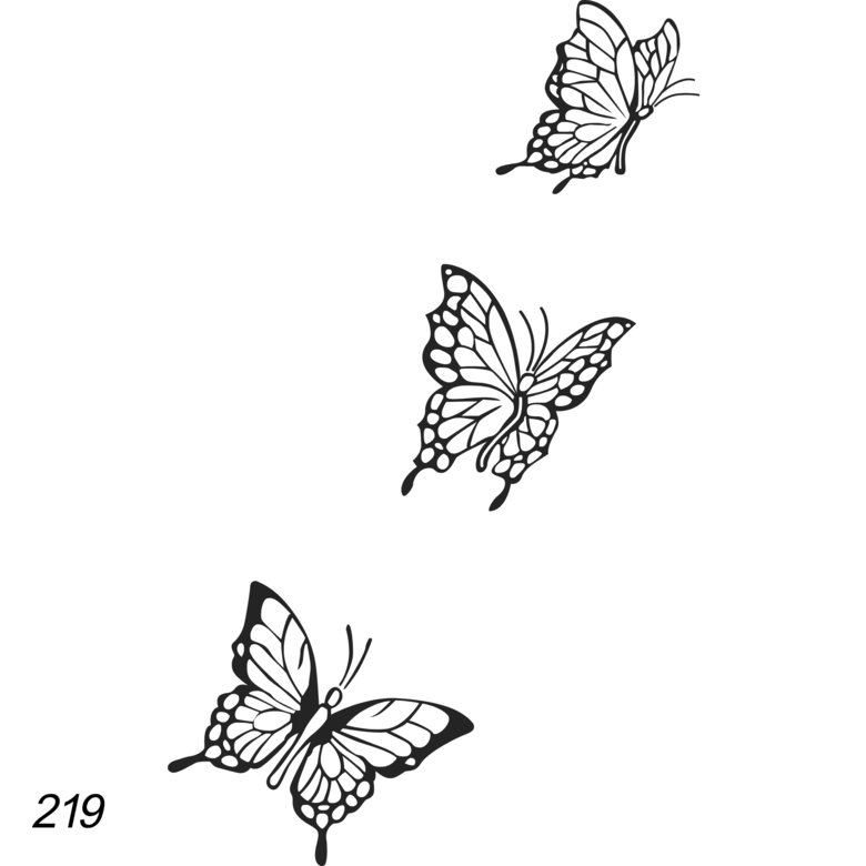 Grafsteenwinkel Afbeelding van een vlinders