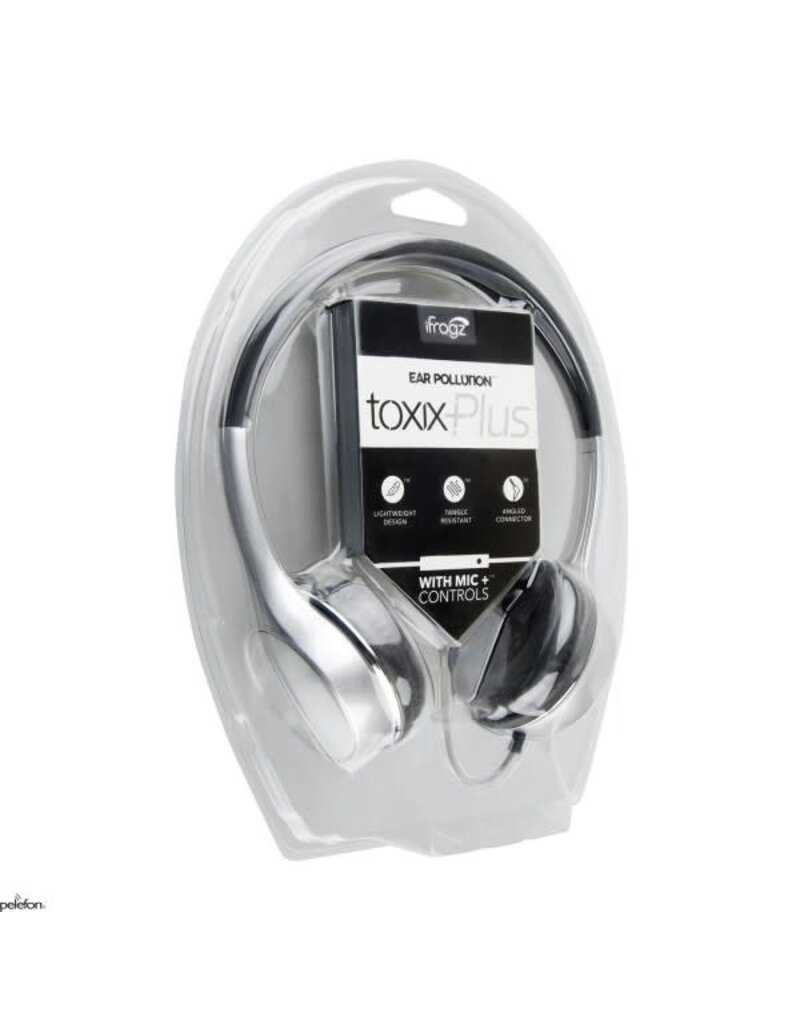 iFrogz  Toxix Plus Wired Headphones Black