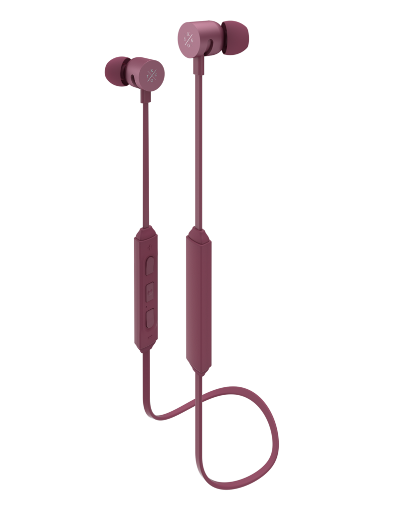 KYGO E4/600 Wireless Earphones (Burgundy)