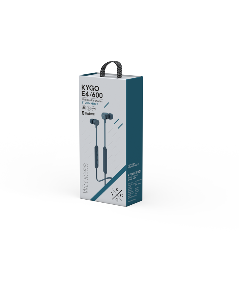 KYGO E4/600 Wireless Earphones (Storm Grey)