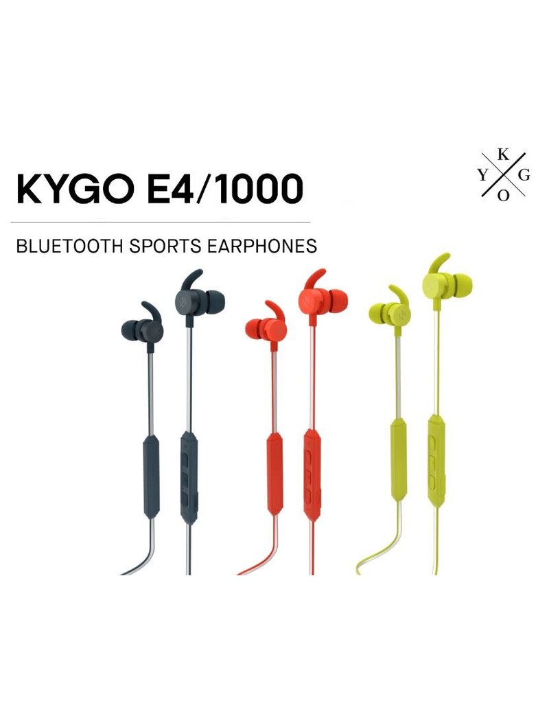 KYGO E4/1000 Sport Wireless earphones (Lemon)